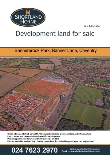 Development land for sale