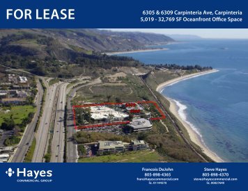 For Lease - Hayes Commercial Group