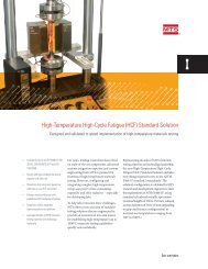 High-Temperature High-Cycle Fatigue (HCF) Standard Solution - MTS