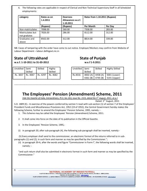 DECEMBER 2011 - national academy of indian payroll