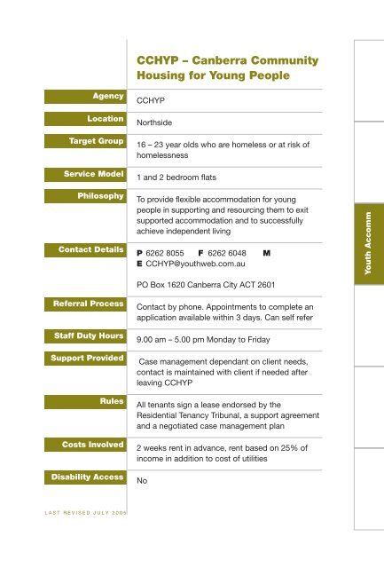 Referral Guide to Emergency Accommodation and Support Services ...