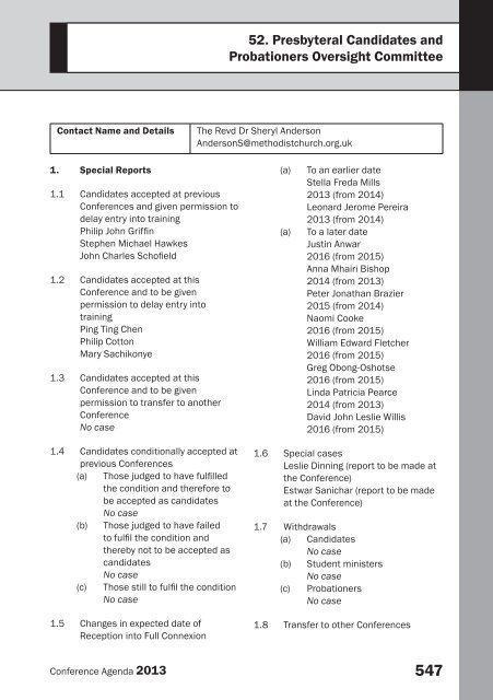 Agenda Volume 2 - Methodist Conference