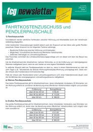 Pendlerpauschale und Fahrtkostenzuschuss - fcg - Fraktion ...