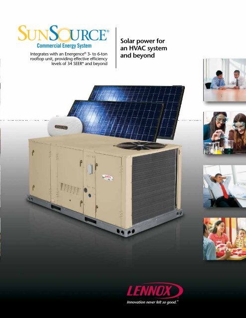 Solar power for an HVAC system and beyond - Lennoxcommercial ...