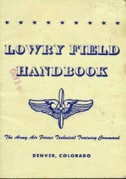 Lowry Field Handbook