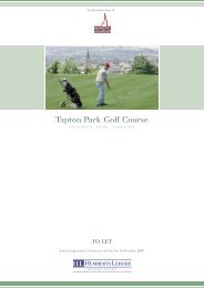 Tapton Park Golf Course - HLL Humberts Leisure