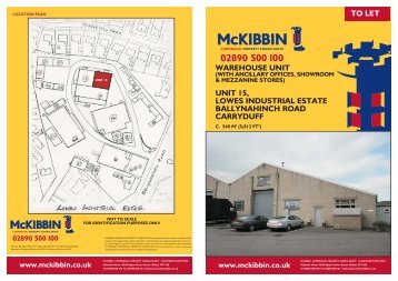 Carryduff - Lowes Industrial Estate, Ballynahinch Road ... - McKibbin
