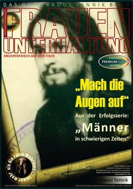 MACH DIE AUGEN AUF [Aus der Erfolgsserie "Männer in schwierigen Zeiten"]