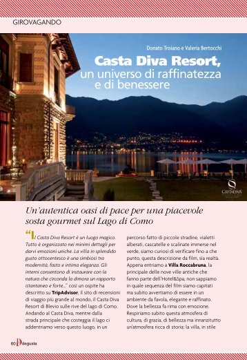 Casta Diva Resort Un universo di raffinatezza e ... - INformaCIBO