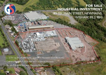 for sale industrial investment 83-101 main street, newmains ... - Propex