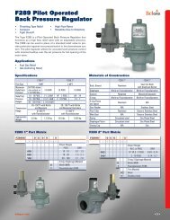 Belgas F289 Pilot-Op Regulator IOM