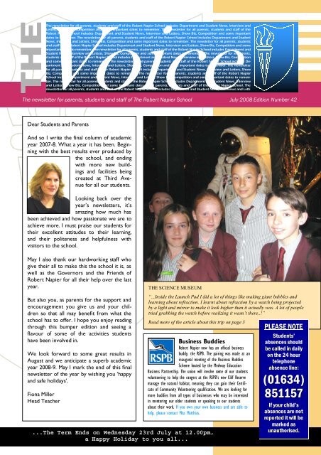 The Voice Edition 42 - The Robert Napier School