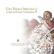 Una Pasqua Speciale - Rome Cavalieri