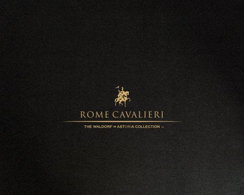 Rome Cavalieri - E-Brochure