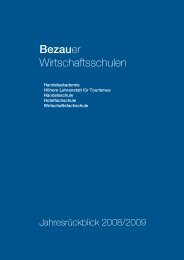 Handwerkerverein Bezau - Bezauer Wirtschaftsschulen