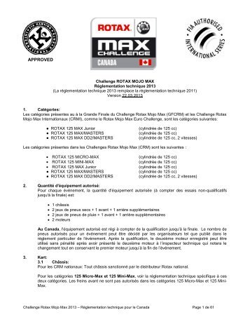 FR 125 MAX Challenge - Publication Sports