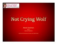 Not Crying Wolf