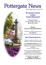 Our Church Services - Alnwick, St James