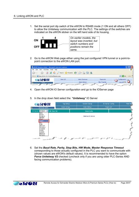 Remote Access for Schneider PLCs - eWON wiki