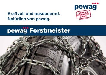 die Ketten für jeden Anwendungsbereich. - Pewag