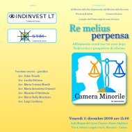 Re melius perpensa - Ordine degli Avvocati di Latina