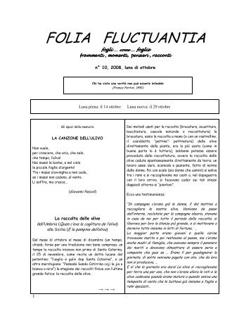 FOLIA FLUCTUANTIAottobre.pdf - La Tramontana