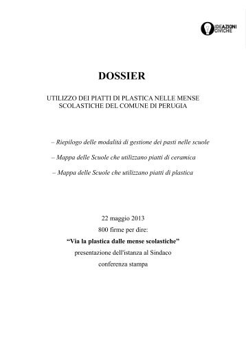 DOSSIER - Circolo Culturale Primomaggio