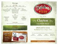 Download Clayton Menu PDF - Skipolini's Pizza