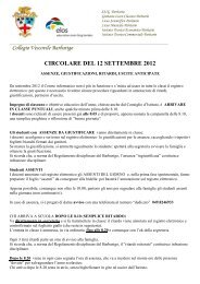 Assenze, giustificazioni, ritardi, uscite anticipate - Collegio Vescovile ...