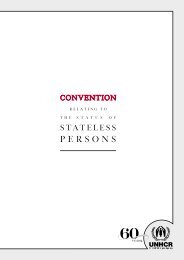 1954 Convention relating to the Status of Stateless Persons - UNHCR