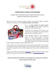 Factsheet_CAMPARI COLLECTION_ITA - Gruppo Campari