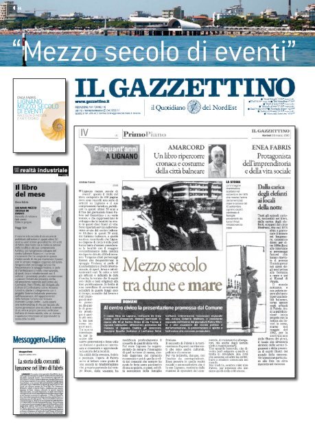 PERIODICO DI VITA BALNEARE