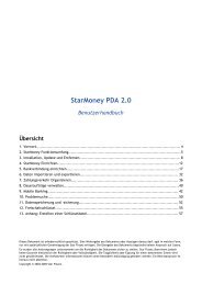 StarMoney PDA 2 - StarMoney.de