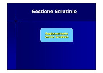 Gestione Scrutinio - STRINGHER