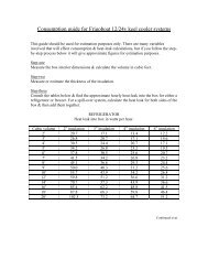 Power Consumption Guide - Keel Cooler Systems - Veco NA