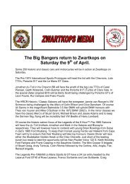 The Big Bangers return to Zwartkops on Saturday the 9 of April.