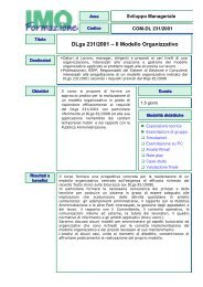 DL 231 - Modello Organizzativo DLgs. 231 - Imq