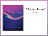 Chapter 2, section 2.6 - Molecules and Ions
