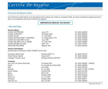 Cartilla de Verano - UniÃ³n Personal