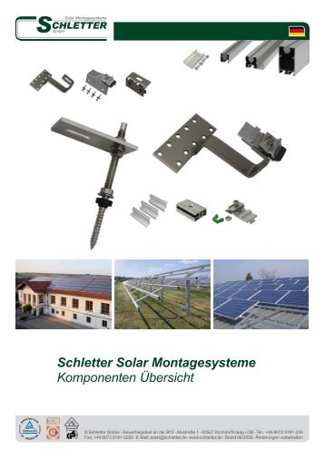 Dachhaken Ãœbersicht - Muffler Solar und Elektrotechnik