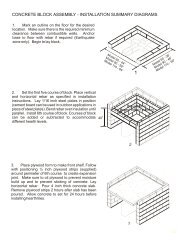 concrete block diagrams - EarthStone Ovens