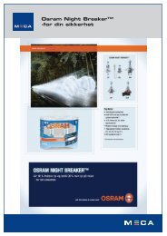 Osram Night BreakerTM -for din sikkerhet - MECA Car Service