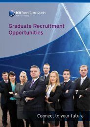 Graduate Recruitment Brochure 2013 - RSM Farrell Grant Sparks