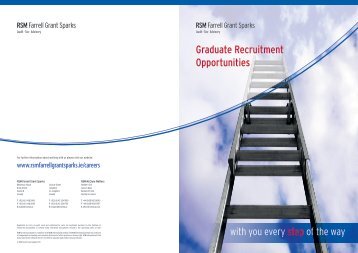 Graduate Recruitment Opportunities - RSM Farrell Grant Sparks