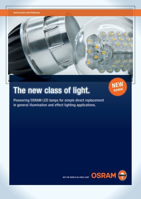 The new class of light. - OSRAM