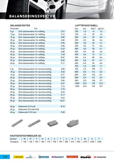 Innhold - ScanVest Dekk AS