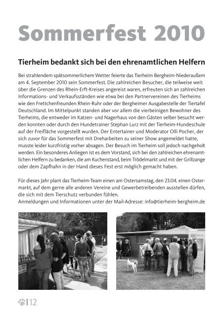 BERGHEIMER TIERHEIM - Tierheim Bergheim