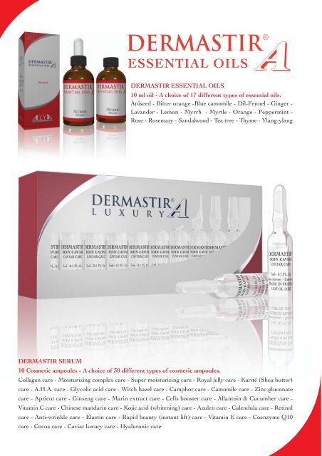 GENERAL PRODUCT CATALOGUE - Alta Care Laboratoires