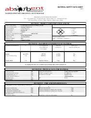 MSDS - Cattitudes Clumping Scented Cat Litter - Absorbent ...