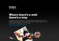Where there's a well there's a way - Property Frontiers